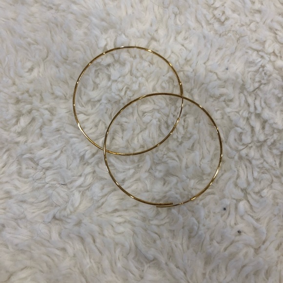 Carly Jean Los Angeles Jewelry - Carly Jean Los Angles Gold hoop earrings